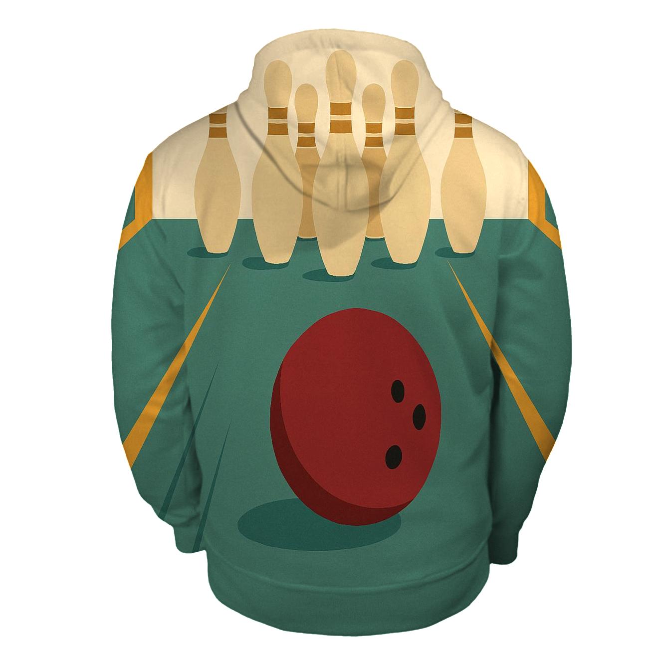 Retro Bowling Night heavyweight hoodies