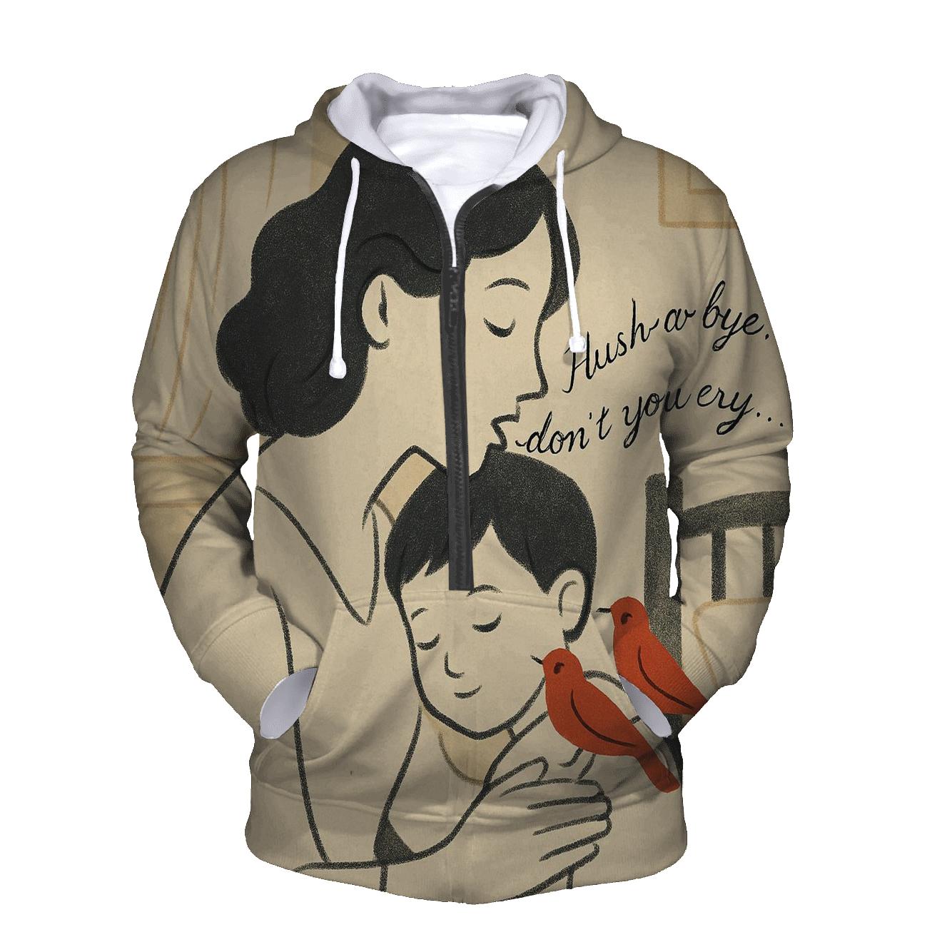 The First Language printed hoodies