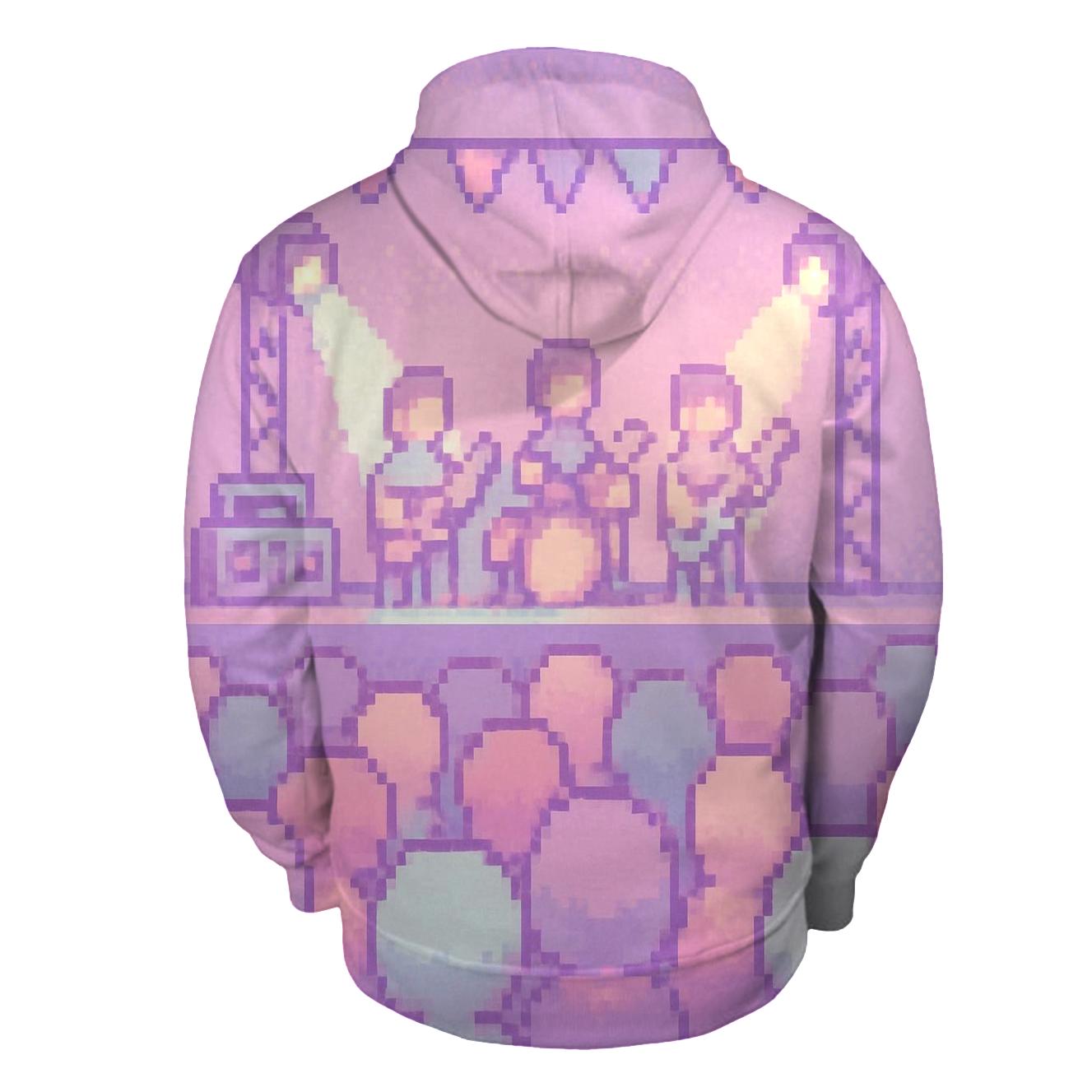 Pixel Concert Prism lightweight hoodies