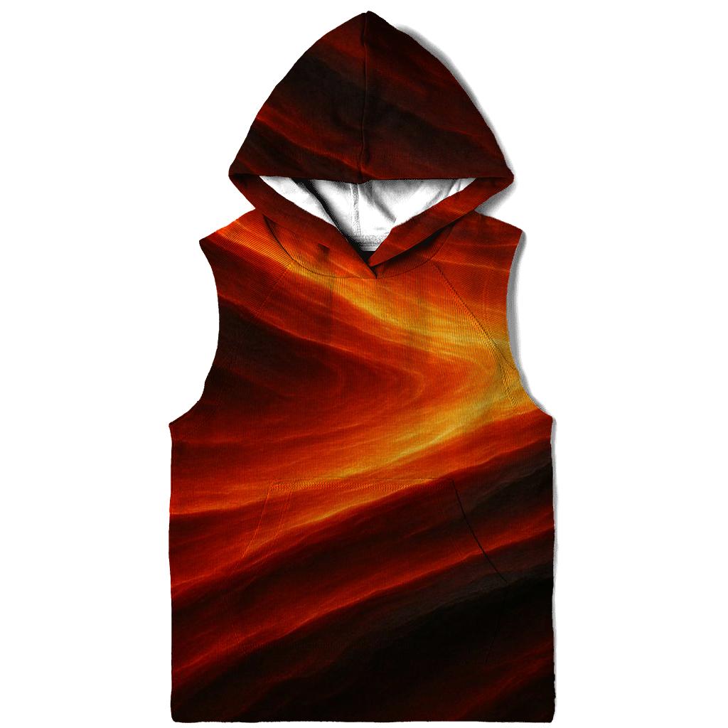 Molten Cascade printed hoodies