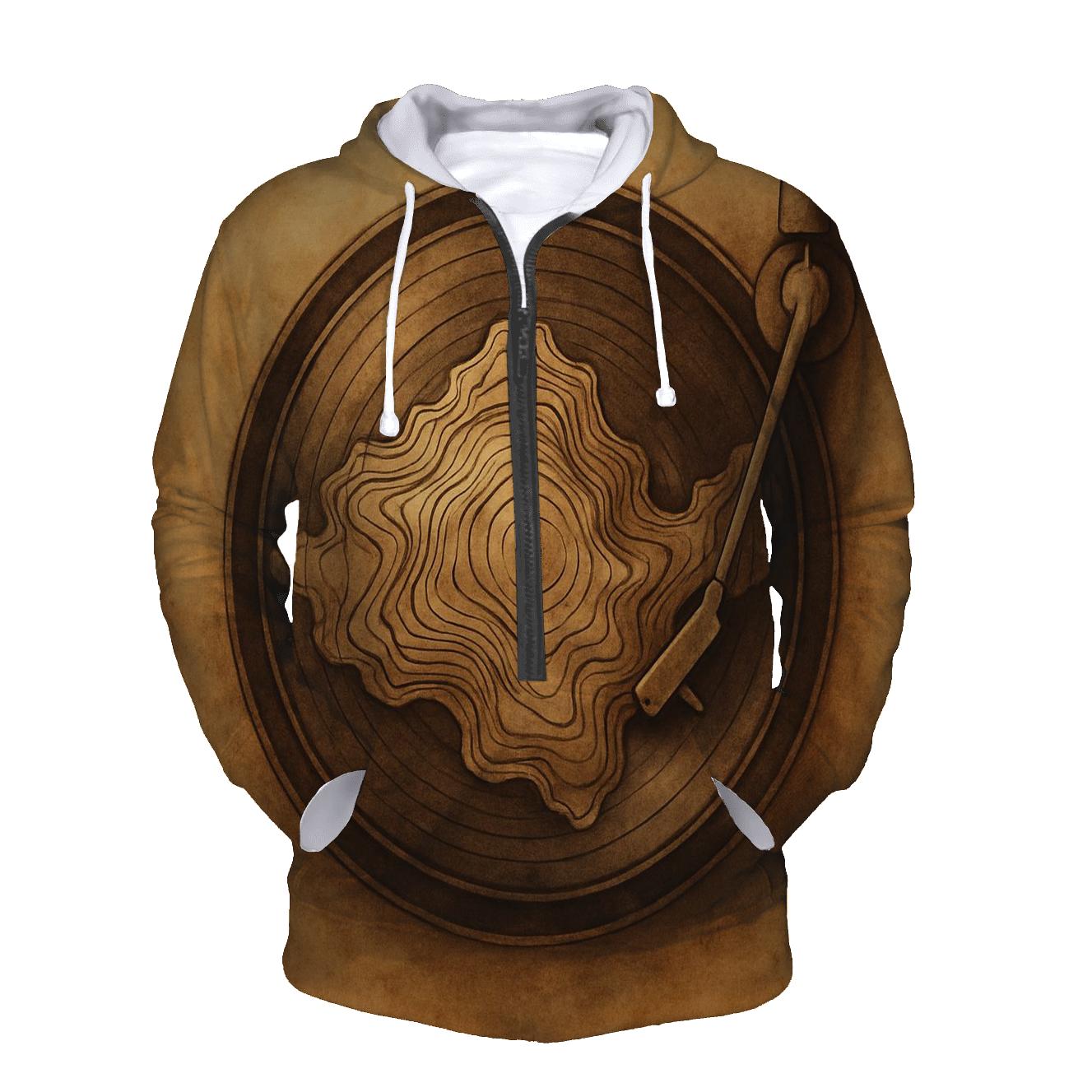 Turntable Topography designer hoodies