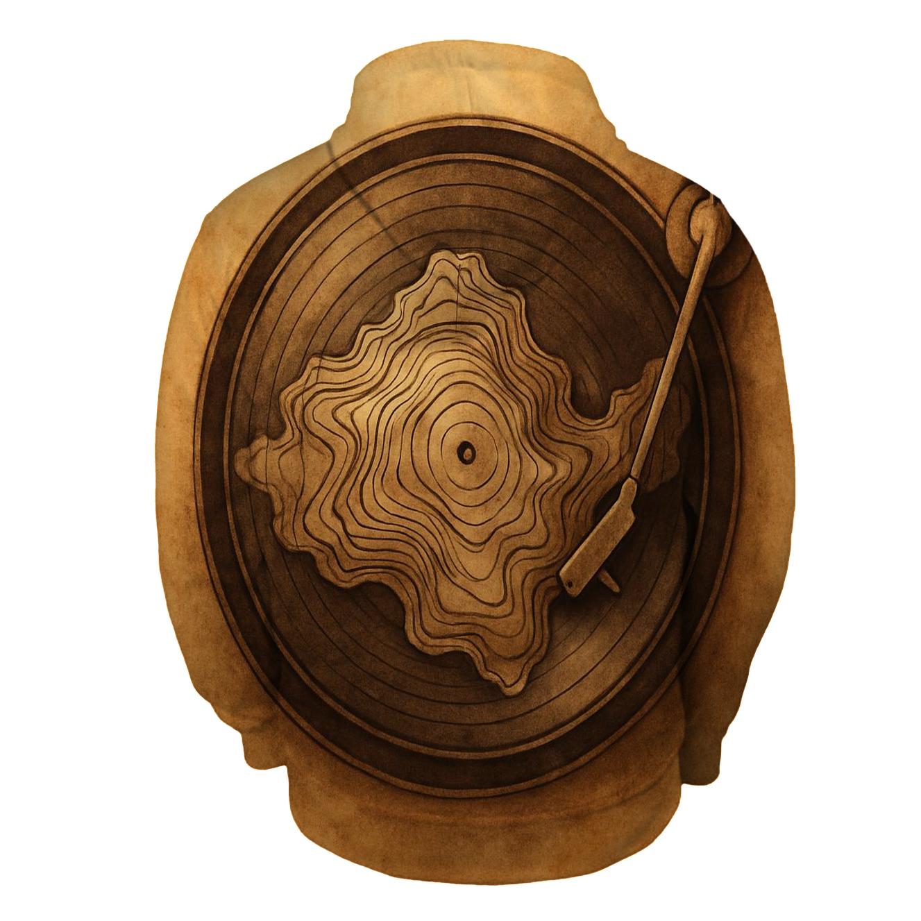 Turntable Topography designer hoodies