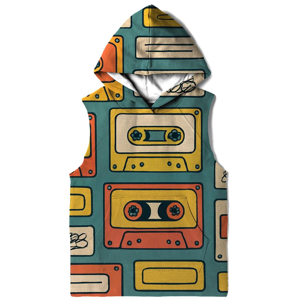 Cassette Tape Collage designer hoodies