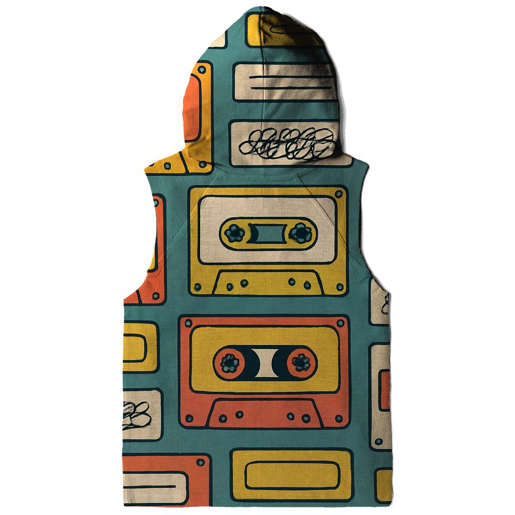 Cassette Tape Collage designer hoodies