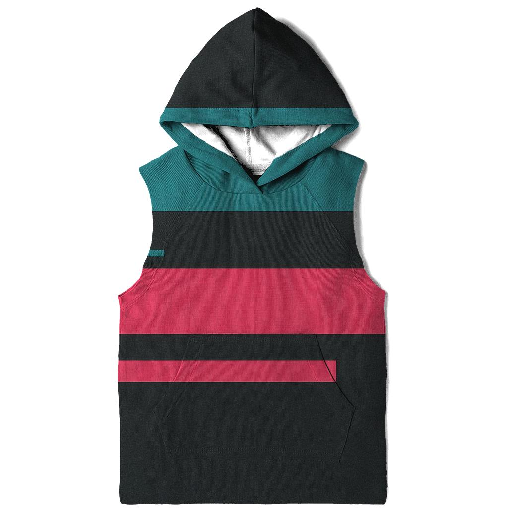 VHS Static Stripes graphic hoodies