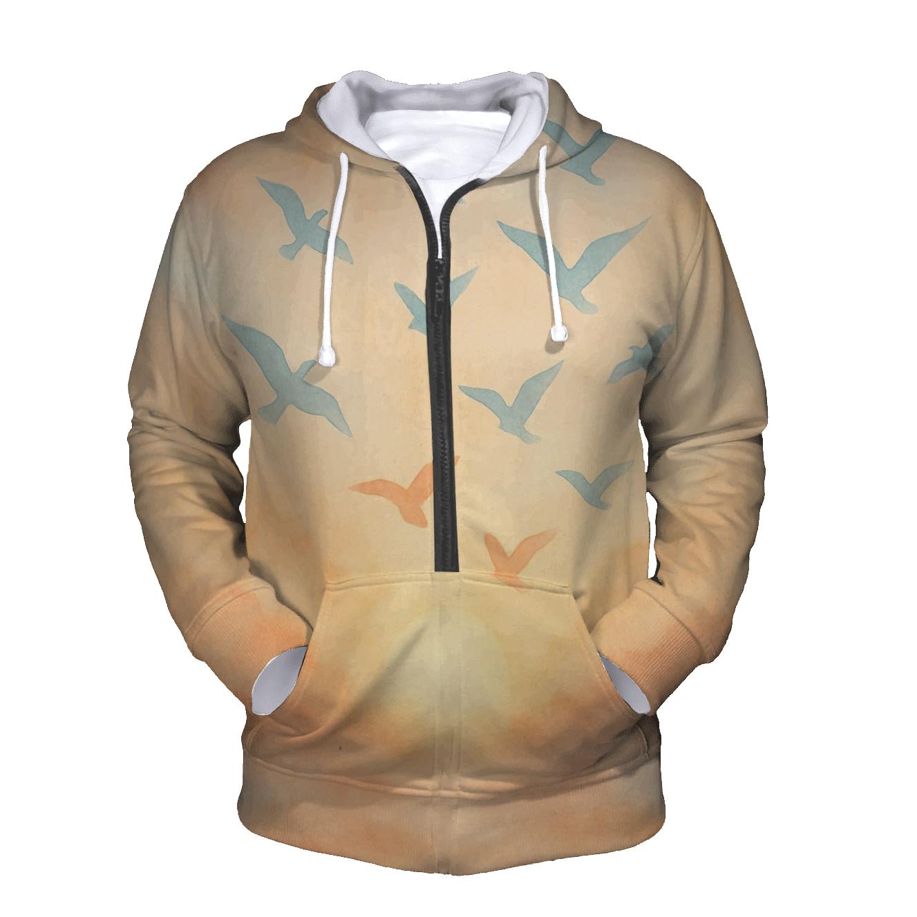 Dawn Chorus zip-up hoodies