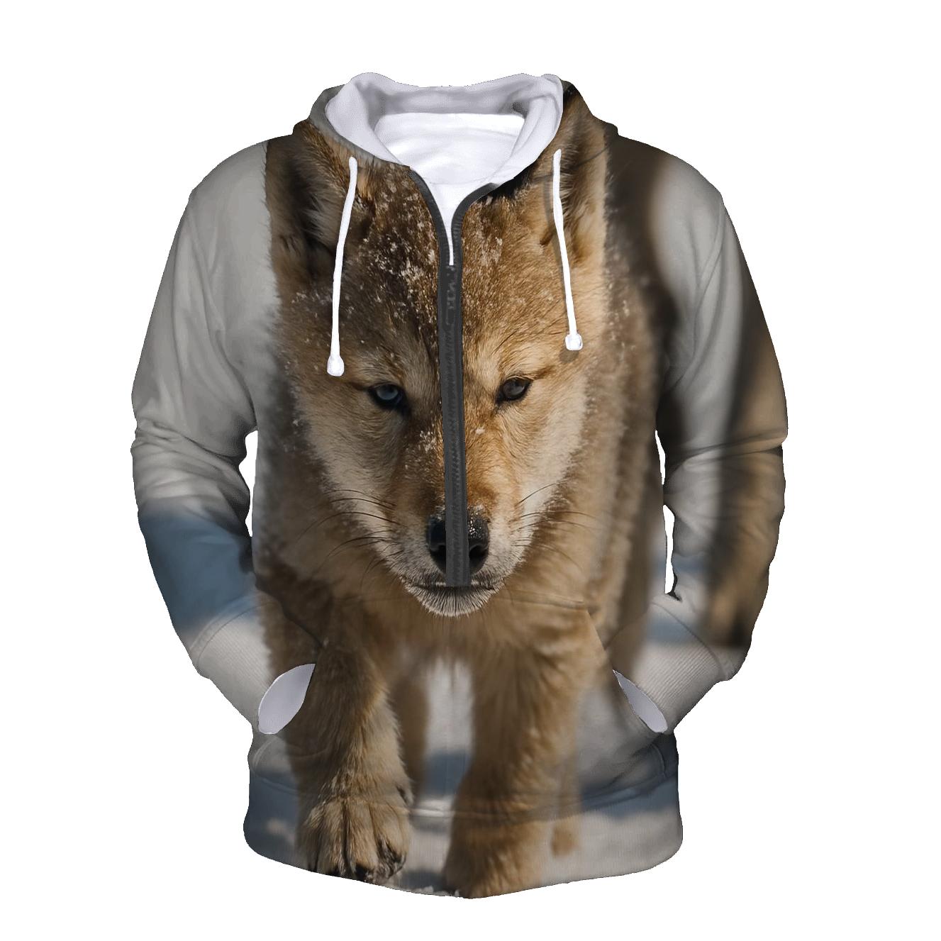 Snowblind Pup Learning zip-up hoodies