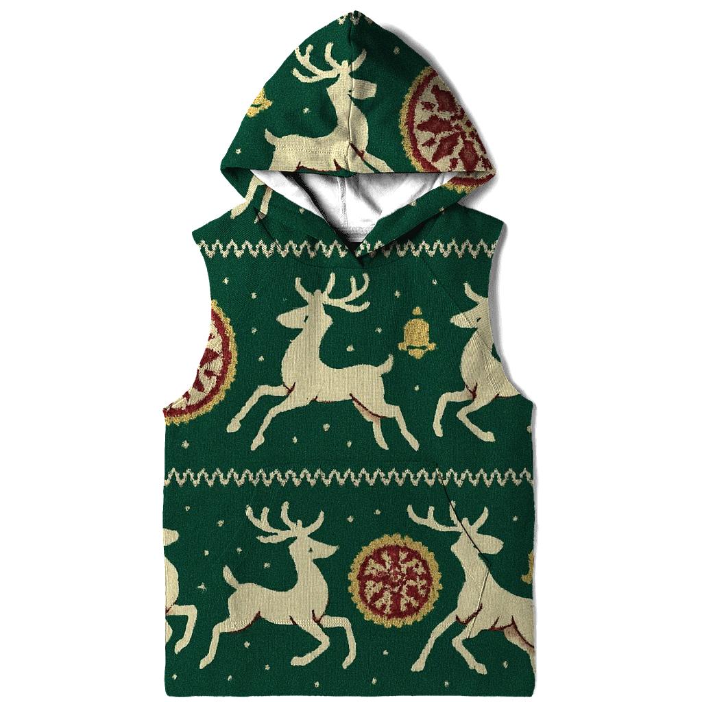Reindeer Ribbon Carousel Design custom hoodies