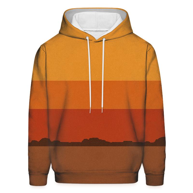 Sunset Groove Stripes hoodie designs