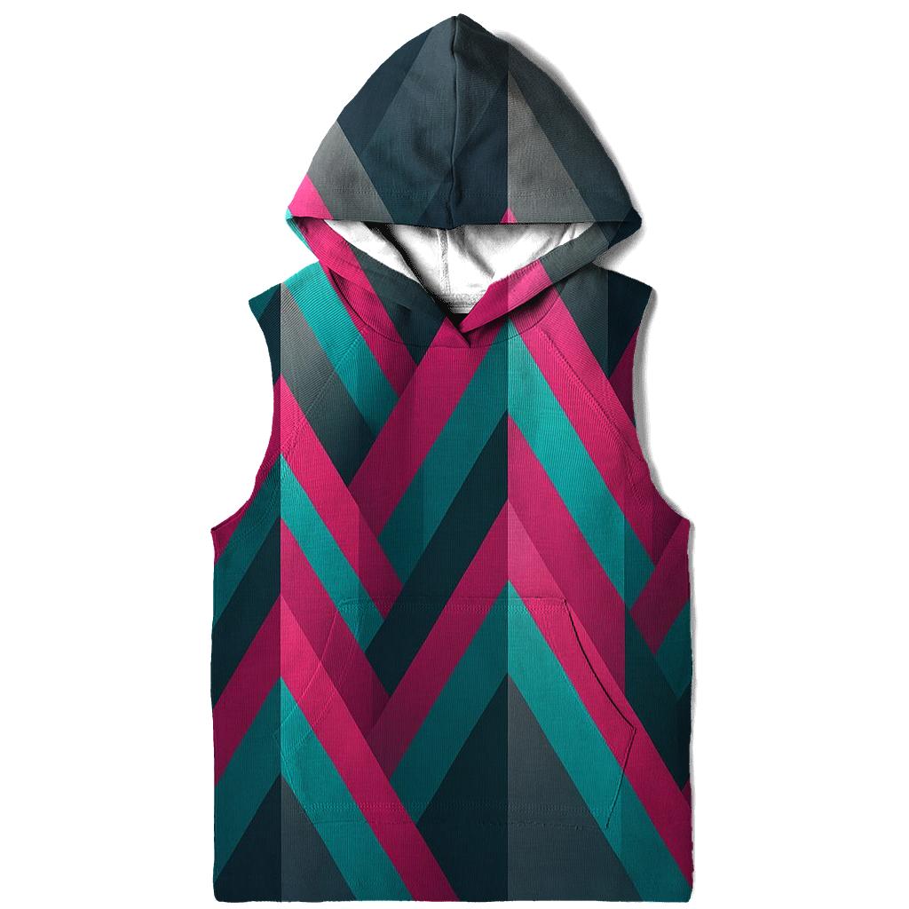 Chrome Mirage Triangles heavyweight hoodies