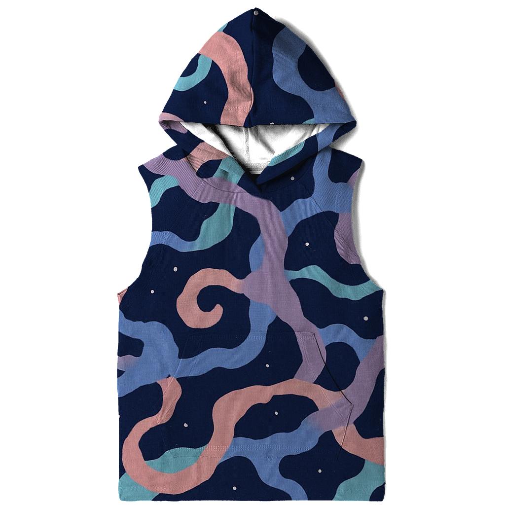 Nebula Filament Bouquet embroidered hoodies
