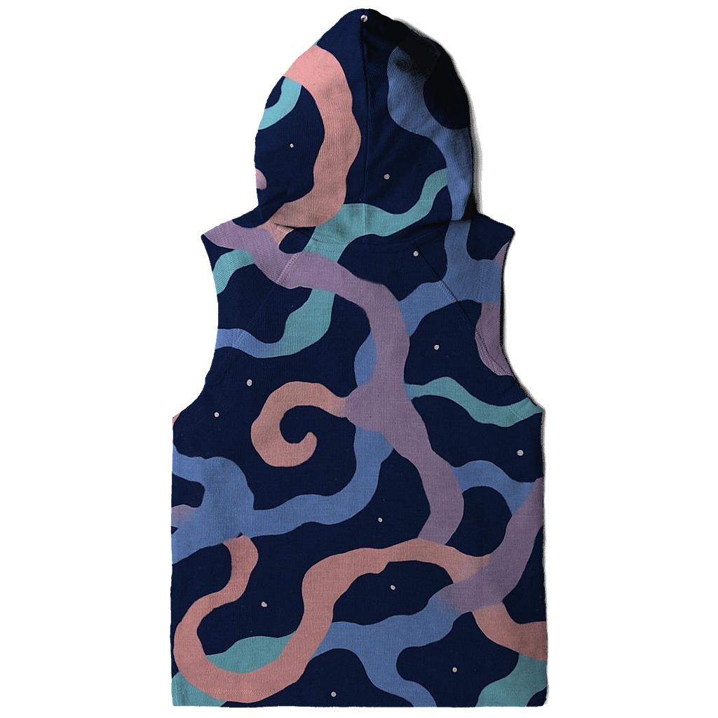 Nebula Filament Bouquet embroidered hoodies