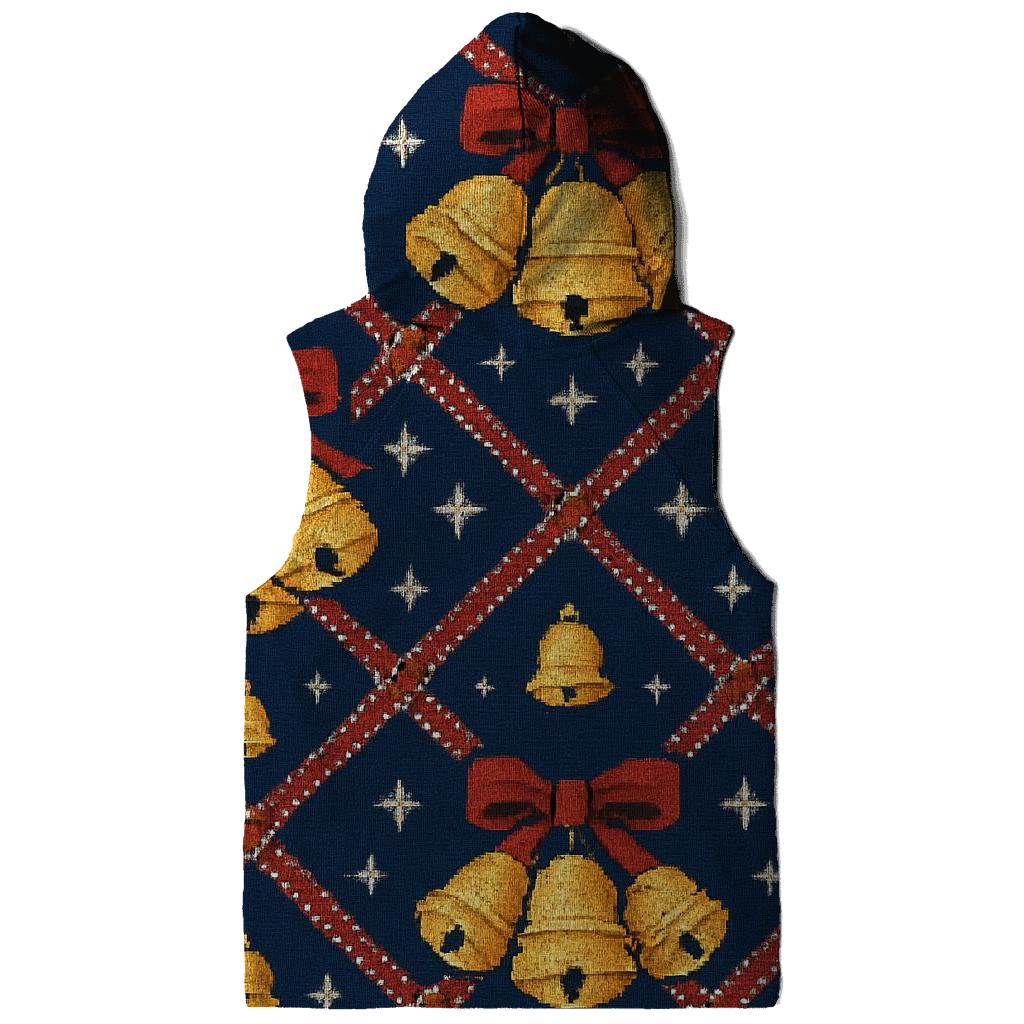 Sleigh Bell Crisscross Bands Design designer hoodies