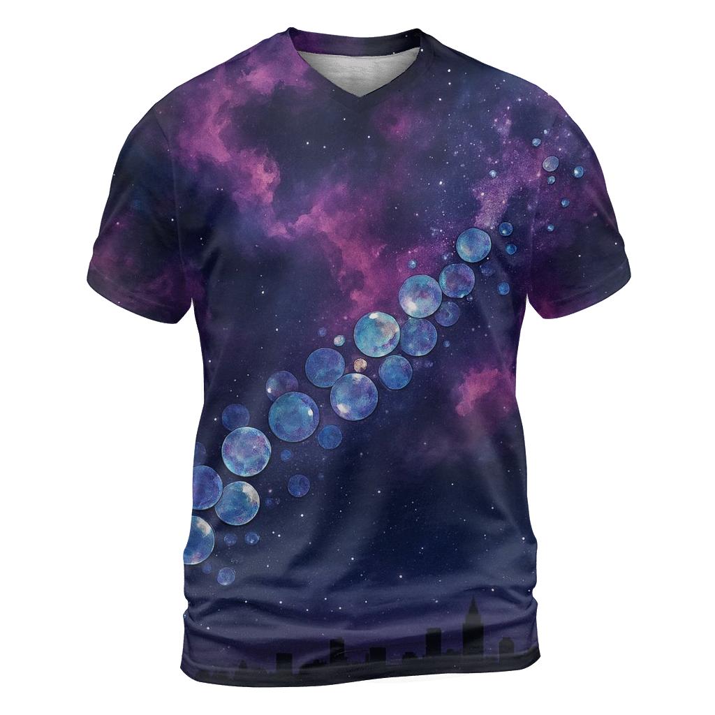 Nebula Sequins unique graphic print tees