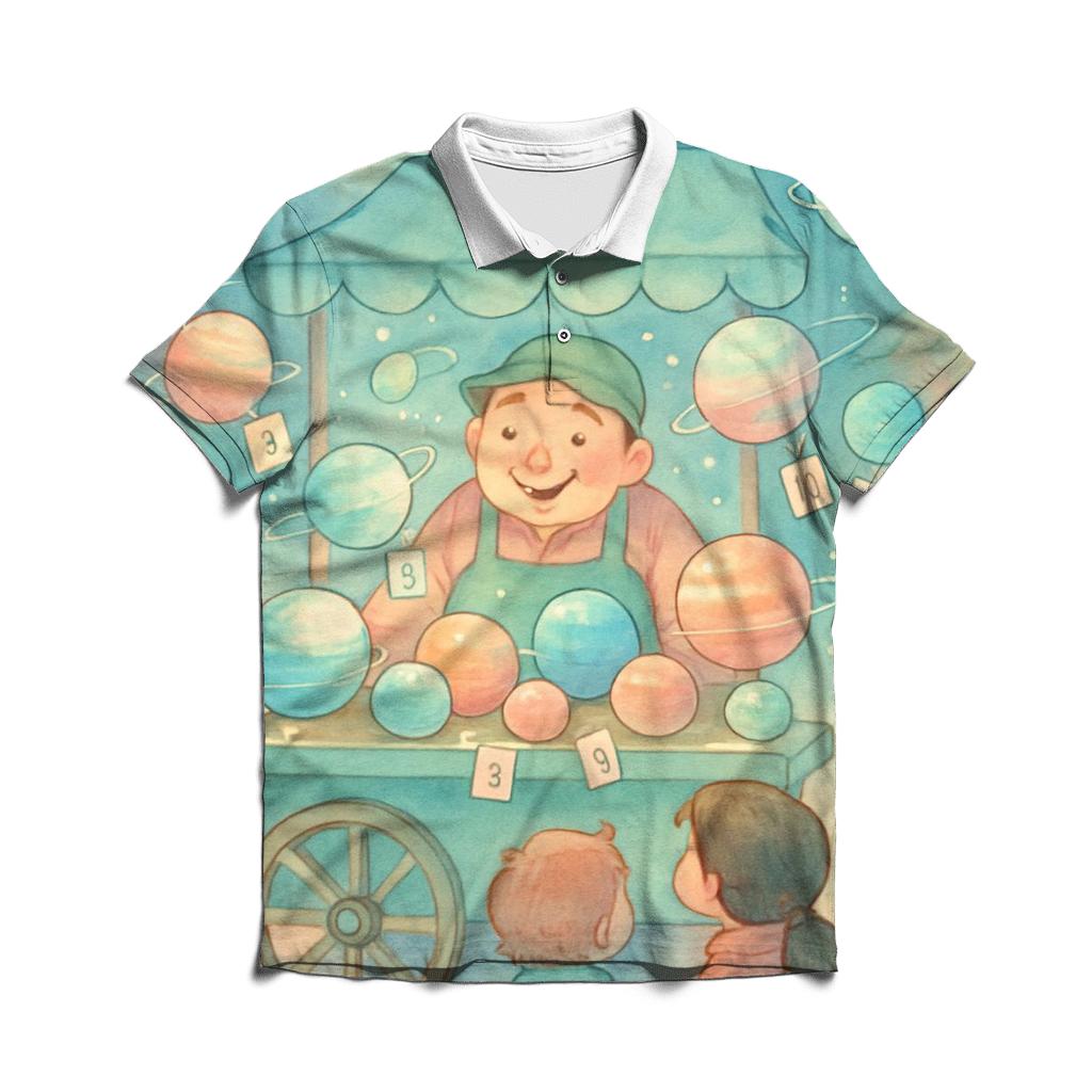 Pocket Planet Vendor casual sports polo shirts