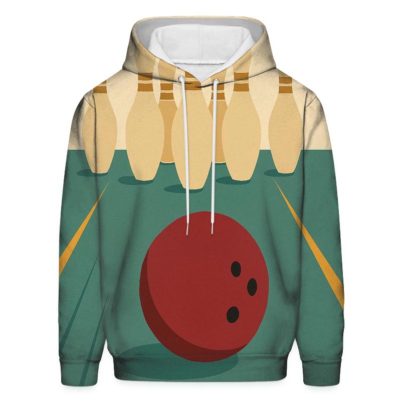 Retro Bowling Night heavyweight hoodies