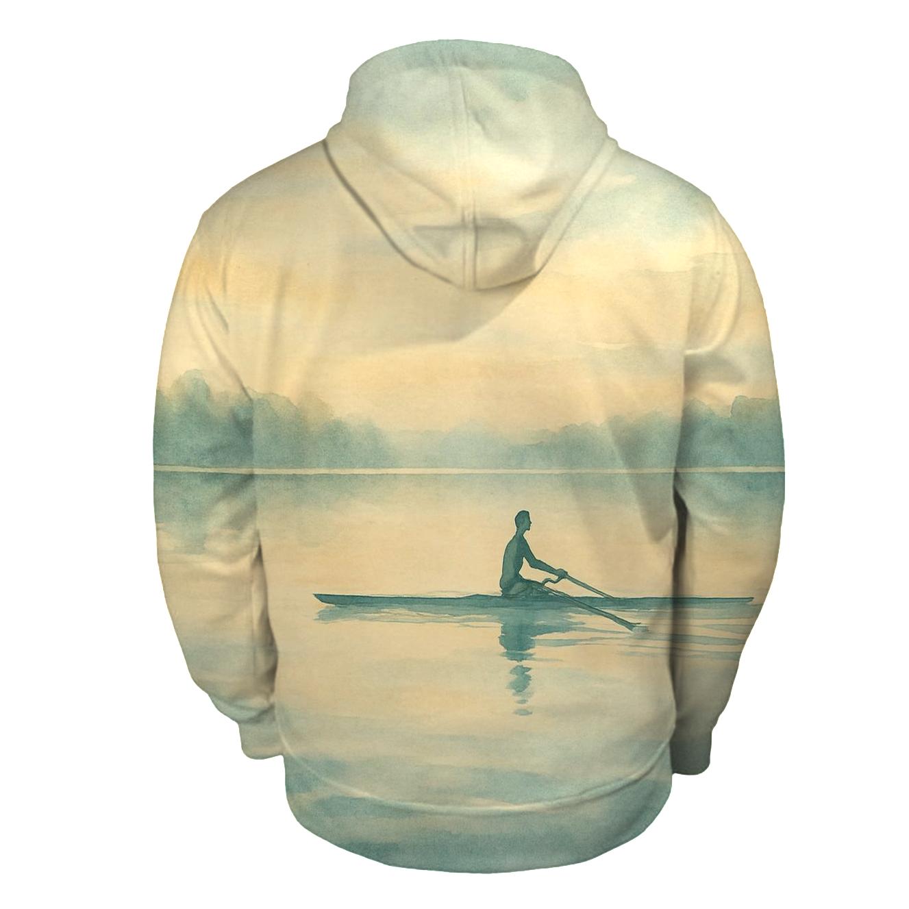 Morning Row Serenity embroidered hoodies