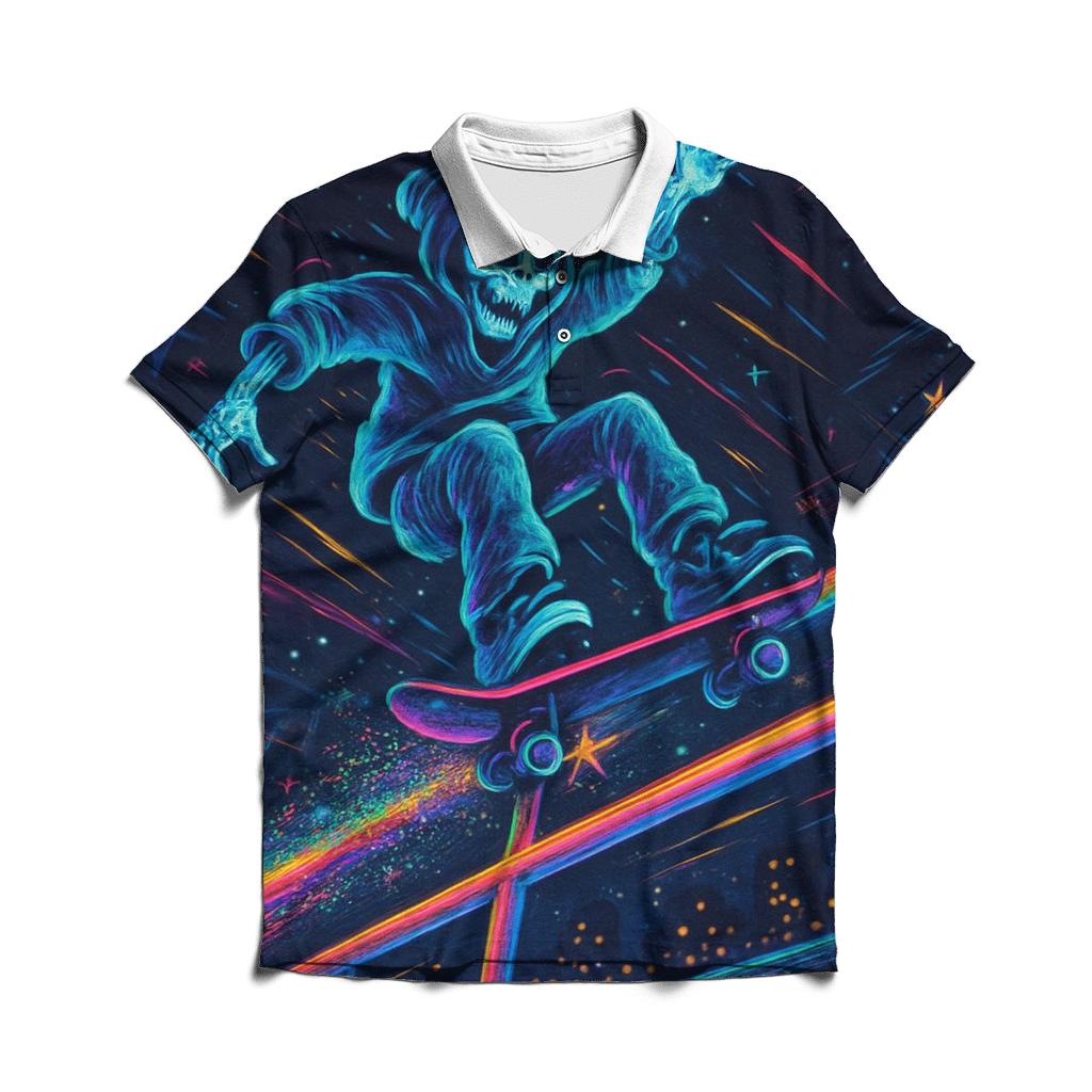 Static Skate Phantom casual sports polo shirts