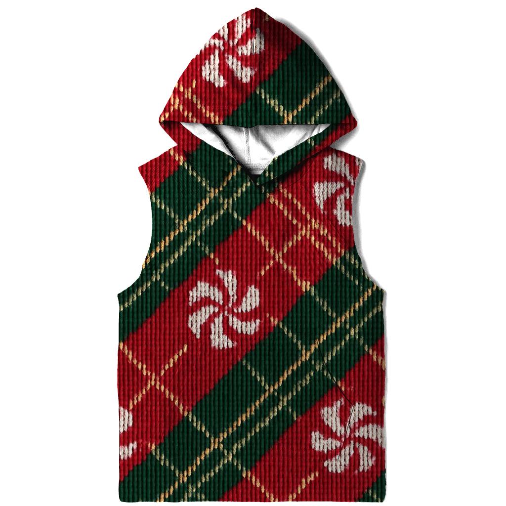 Peppermint Plaid Weave Design hoodie styles