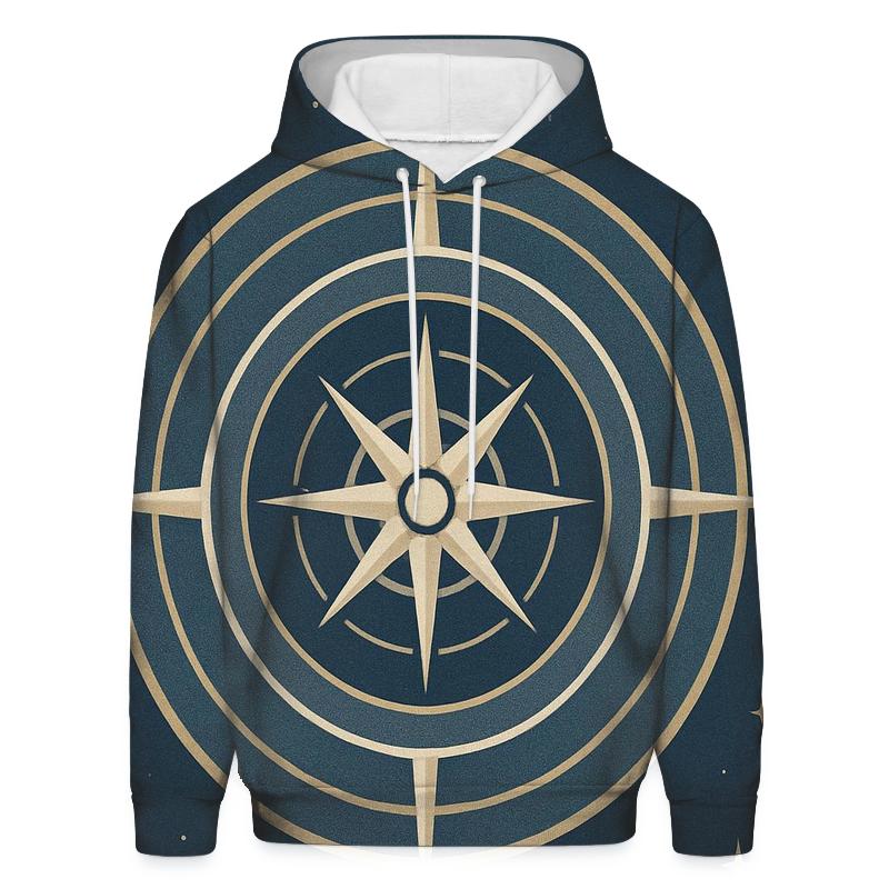 Inner Compass Rose zip-up hoodies