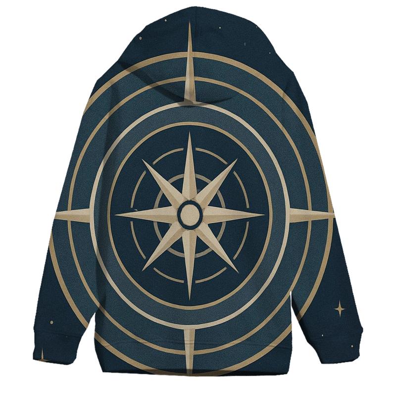 Inner Compass Rose zip-up hoodies