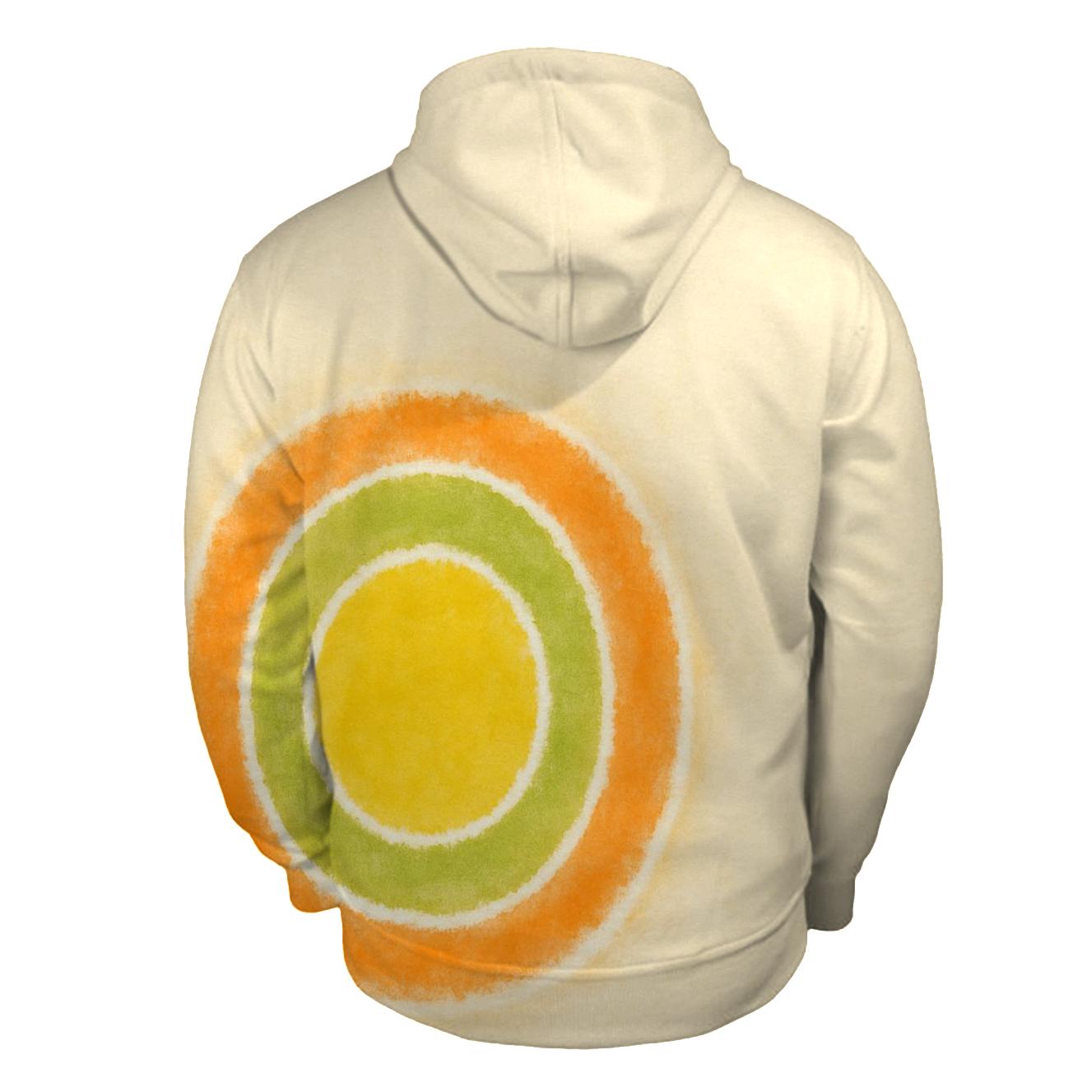 Off Center Citrus Bullseye premium hoodies