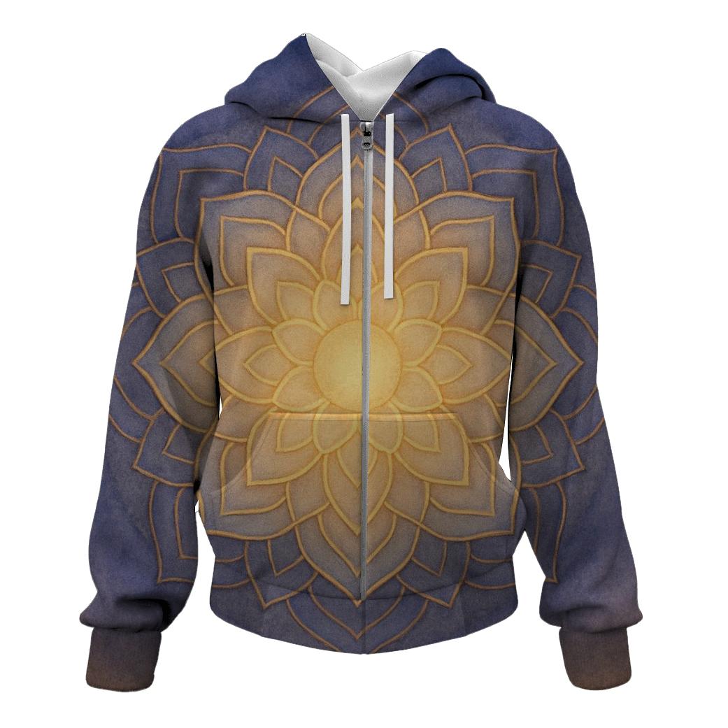 Luminescent Mandala hoodie designs