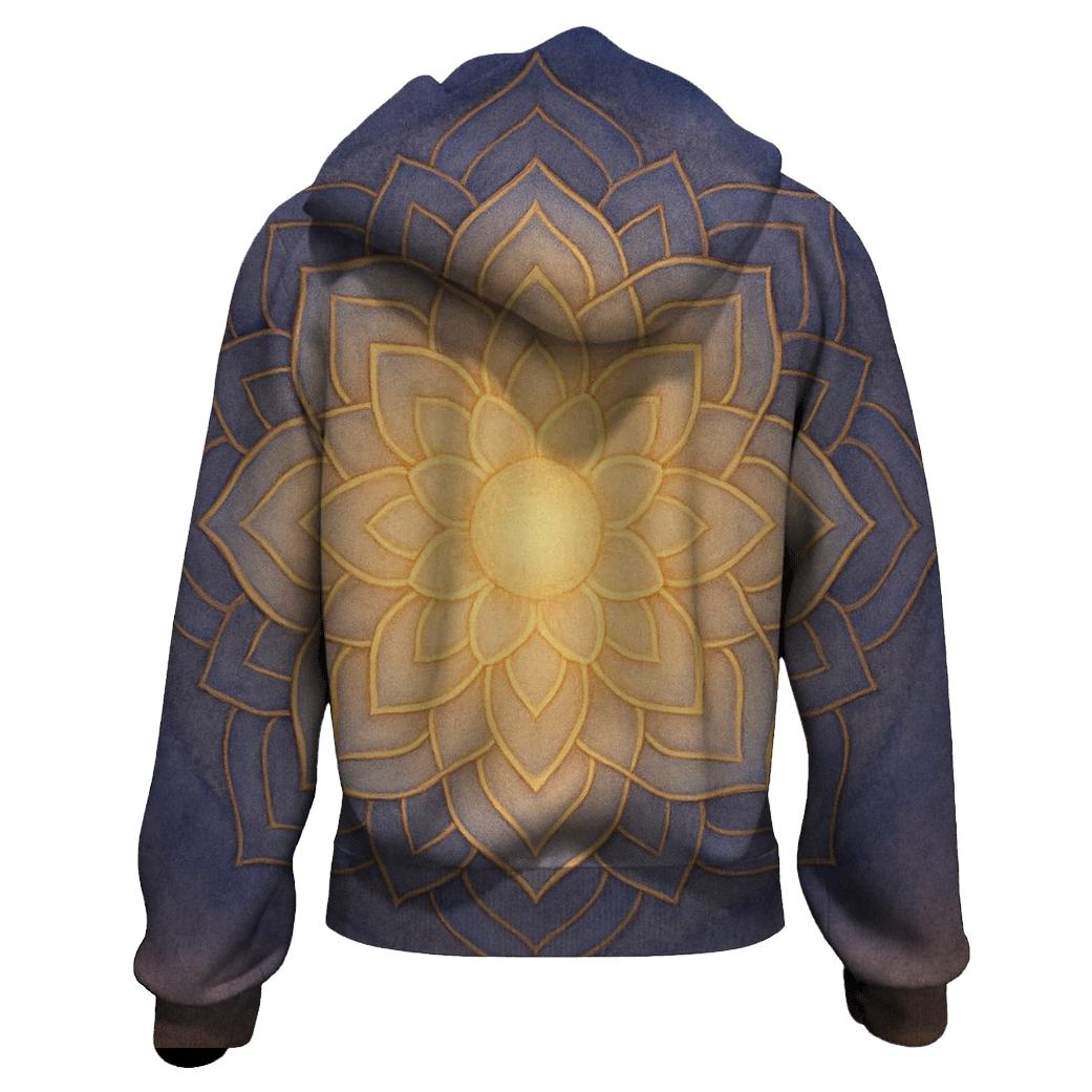 Luminescent Mandala hoodie designs