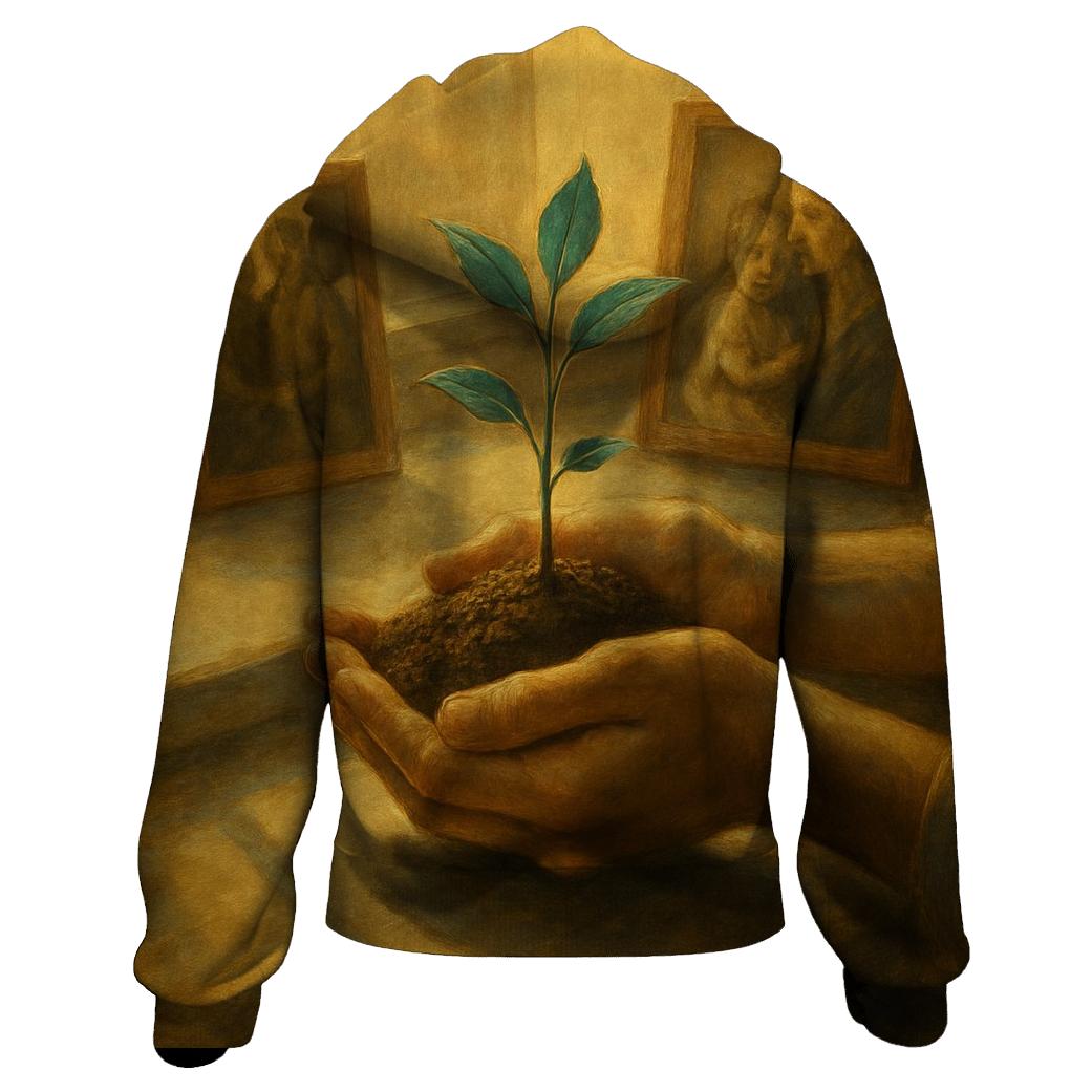 Hands That Build Tomorrow printed hoodies