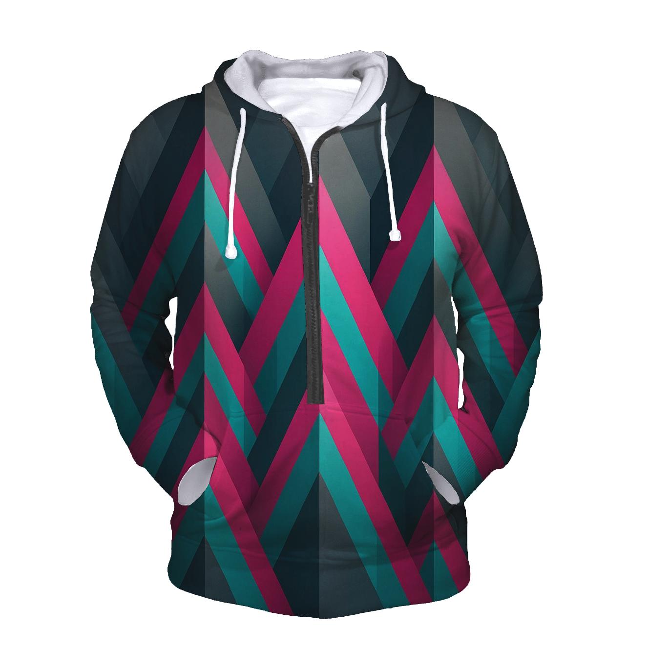 Chrome Mirage Triangles hoodie designs