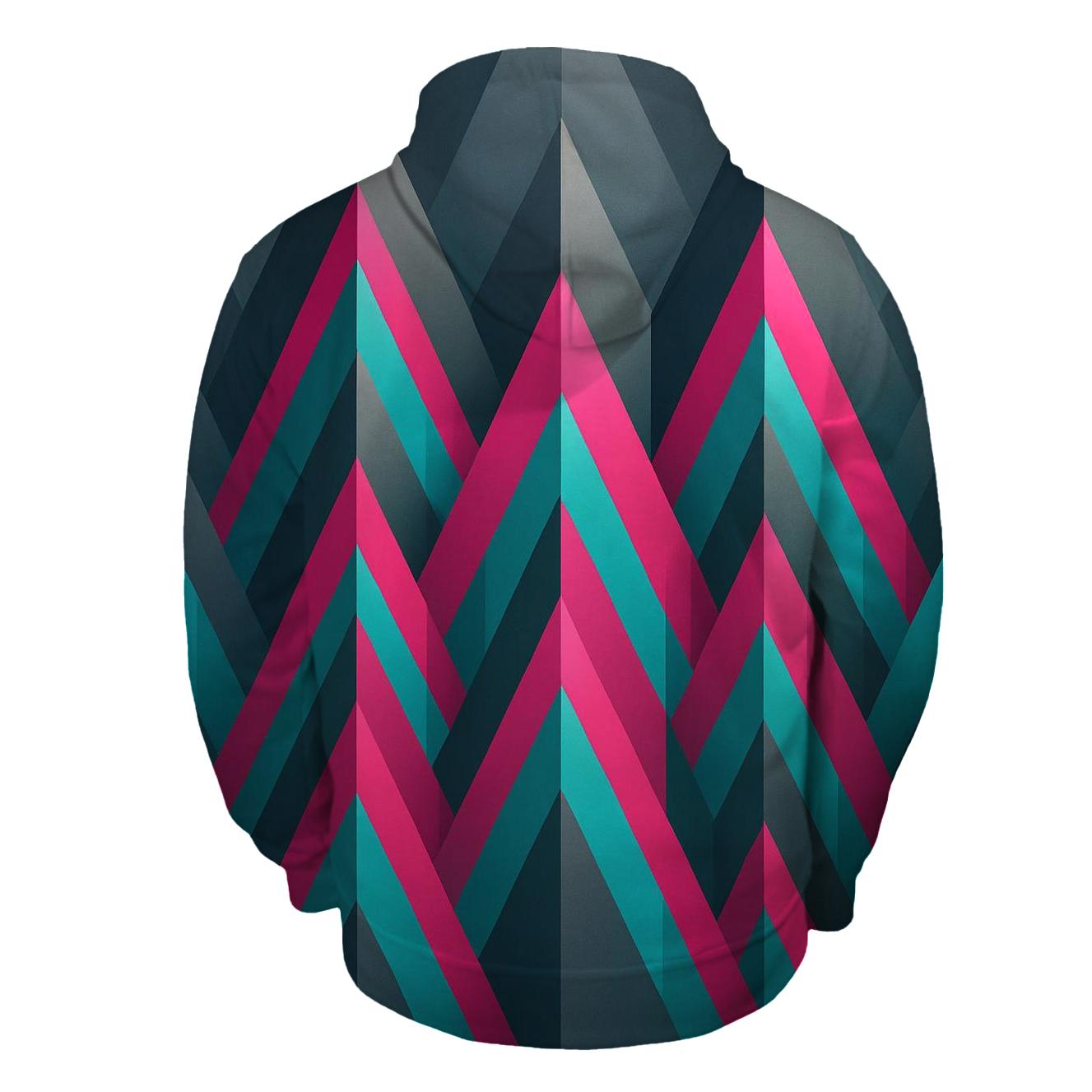 Chrome Mirage Triangles hoodie designs