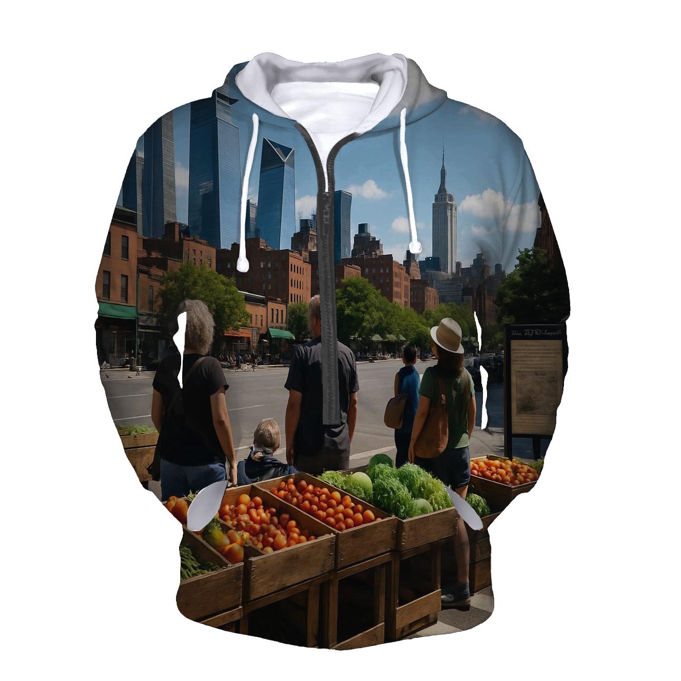 Noonday Market And Midtown Panorama hoodies fashion