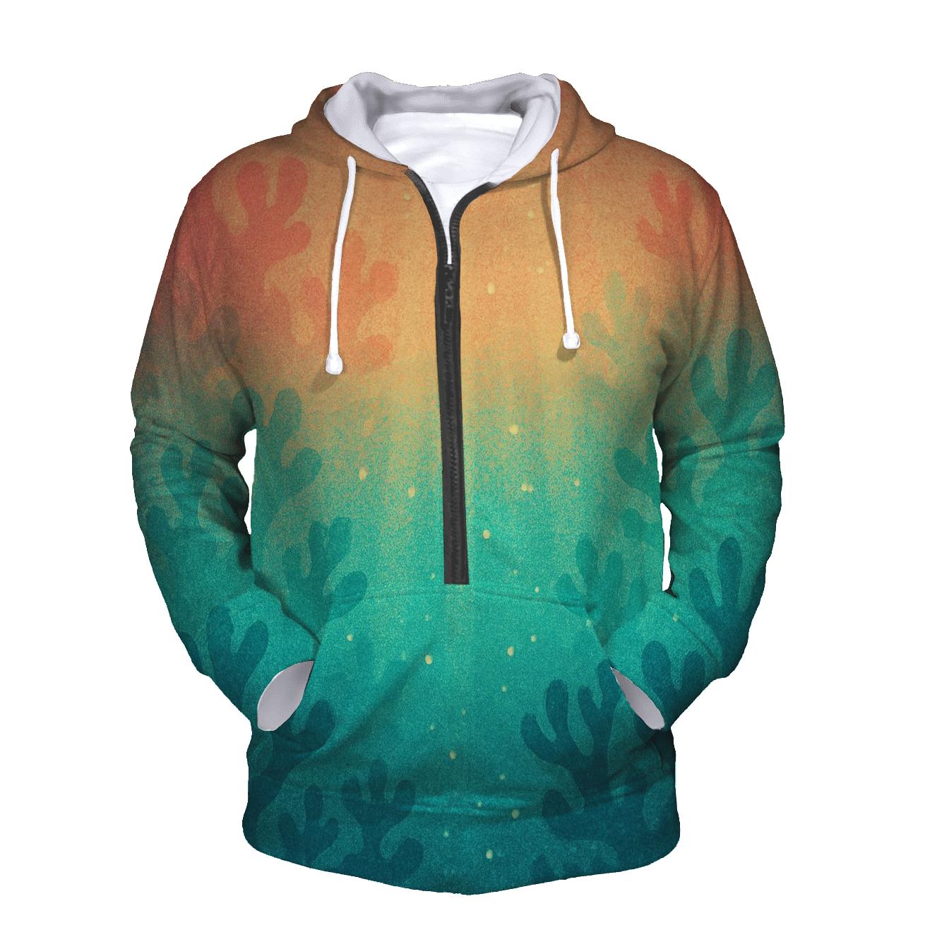 Coral Reef Spectrum graphic hoodies