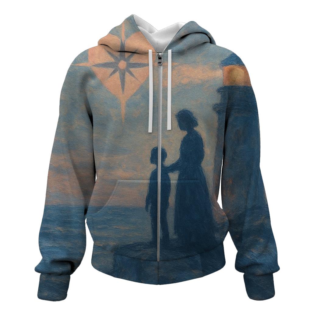 The Heart Compass pullover hoodies