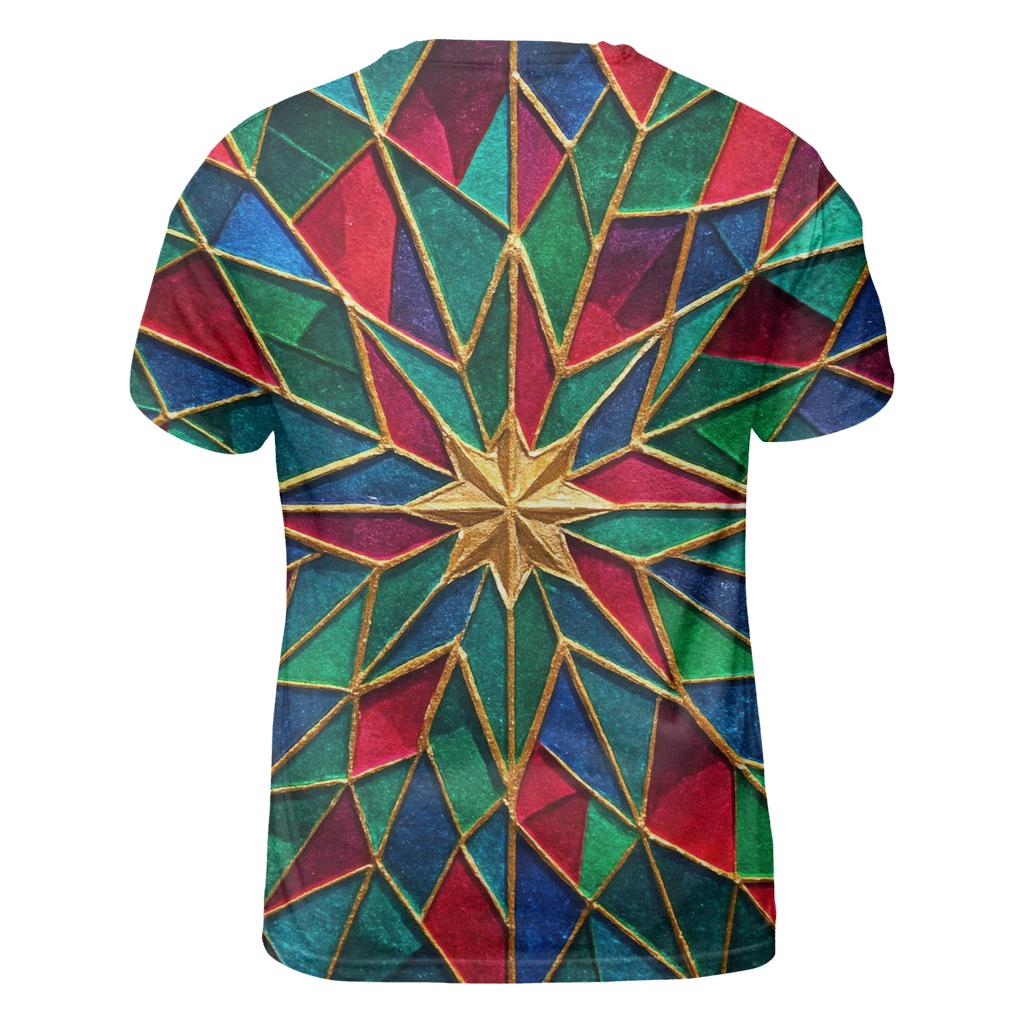 Kaleido Facet Mosaic custom all-over print shirts