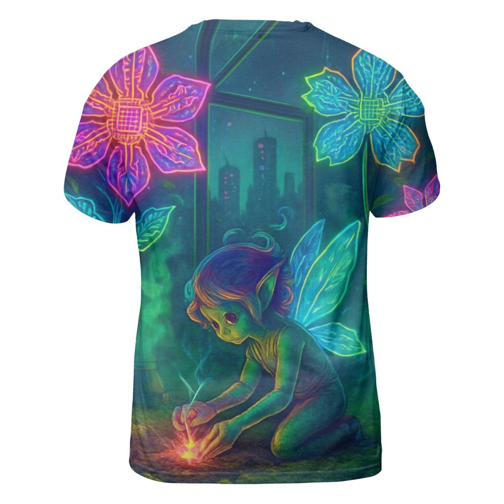 Circuit Garden Sprite statement graphic shirts