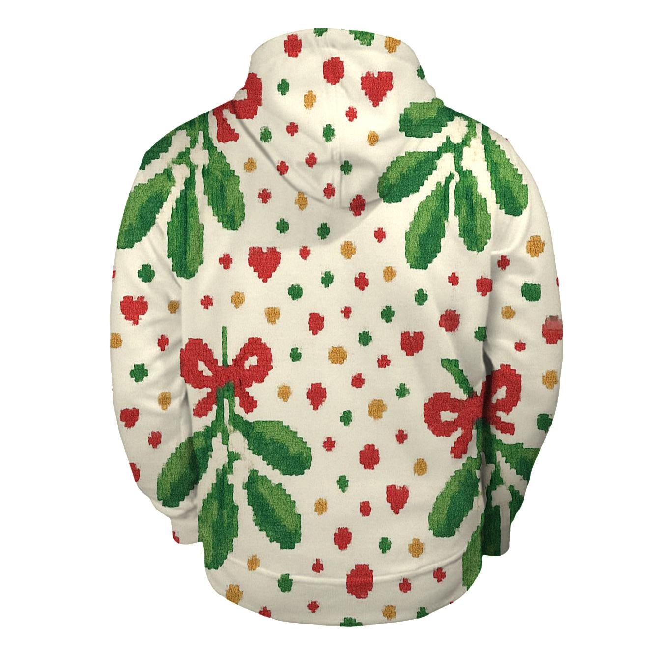 Merry Mistletoe Confetti Design hoodie styles