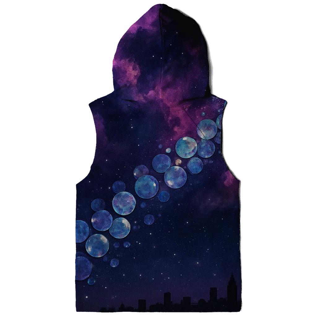 Nebula Sequins zip-up hoodies