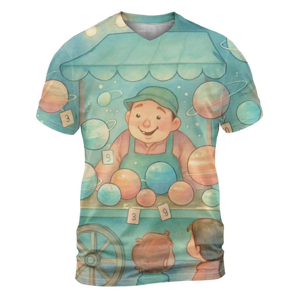 Pocket Planet Vendor trendy printed shirt styles