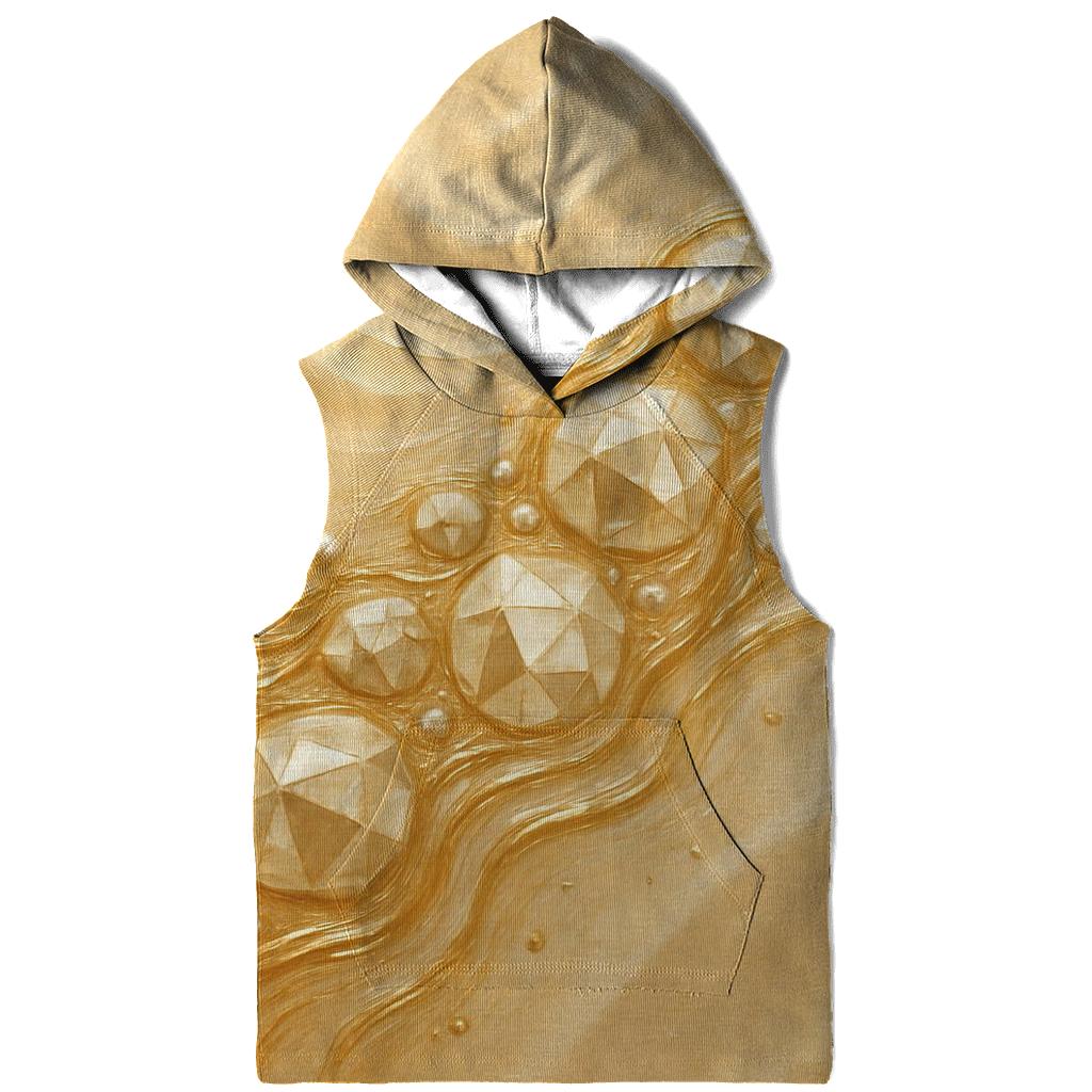 Champagne Gemstream printed hoodies