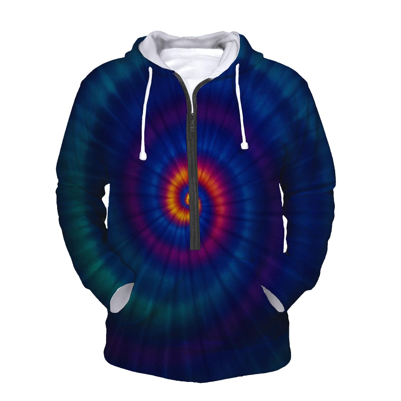 Spiral Overdye Remix lightweight hoodies