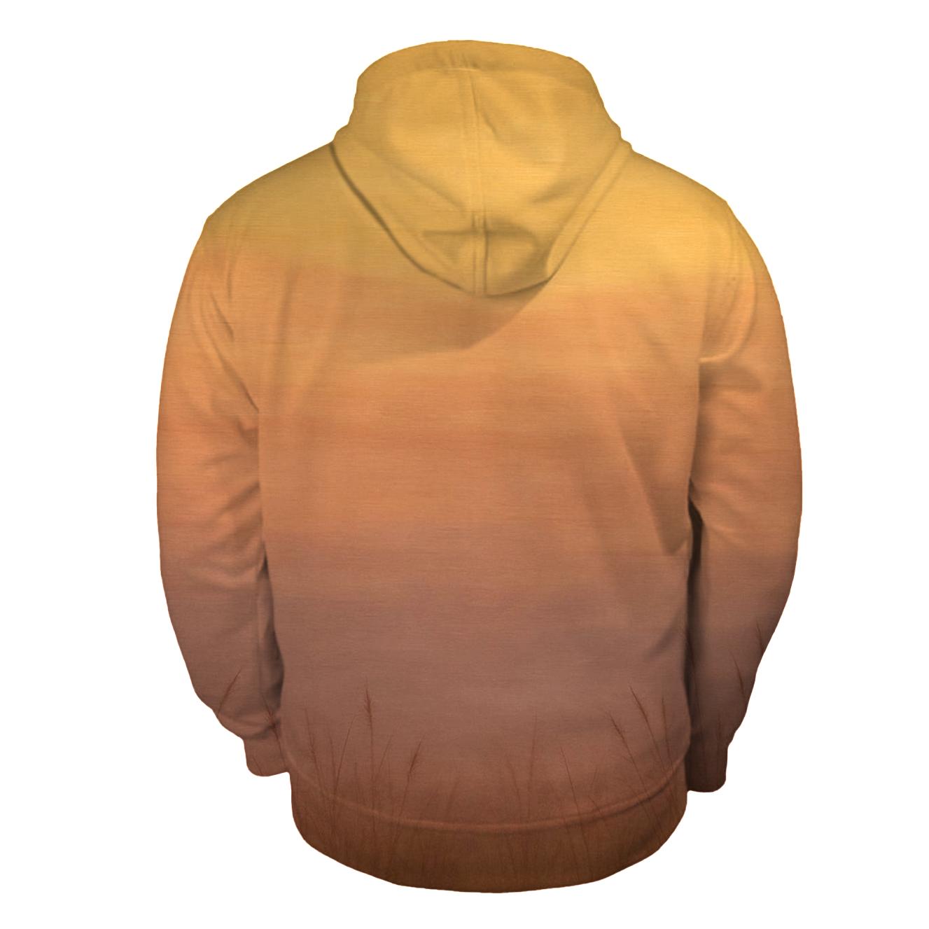 Sunset Meadow Wash zip-up hoodies