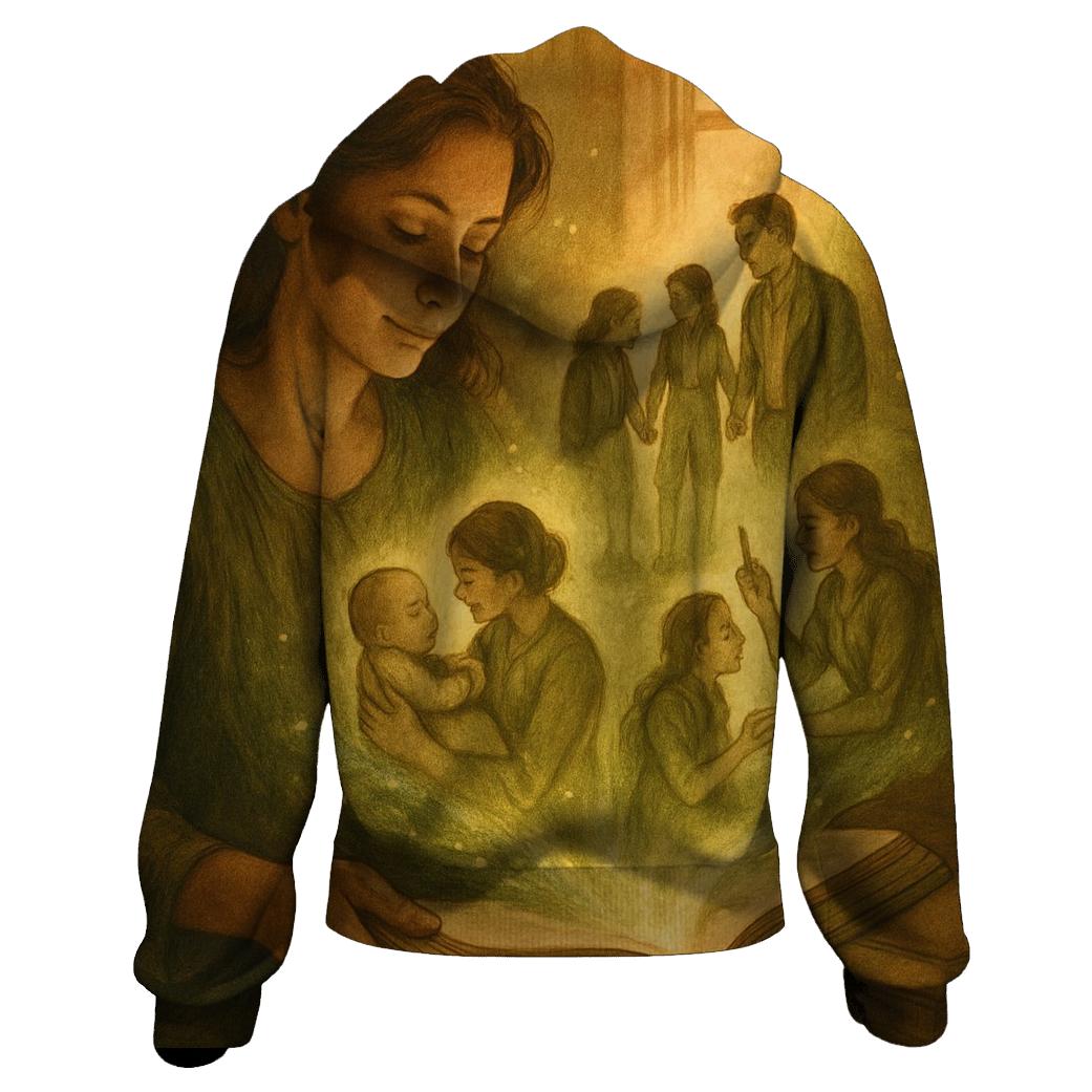 Keeper Of Stories zip-up hoodies