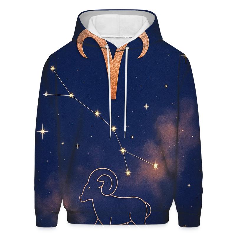 Celestial Aries Constellation Map hoodies fashion