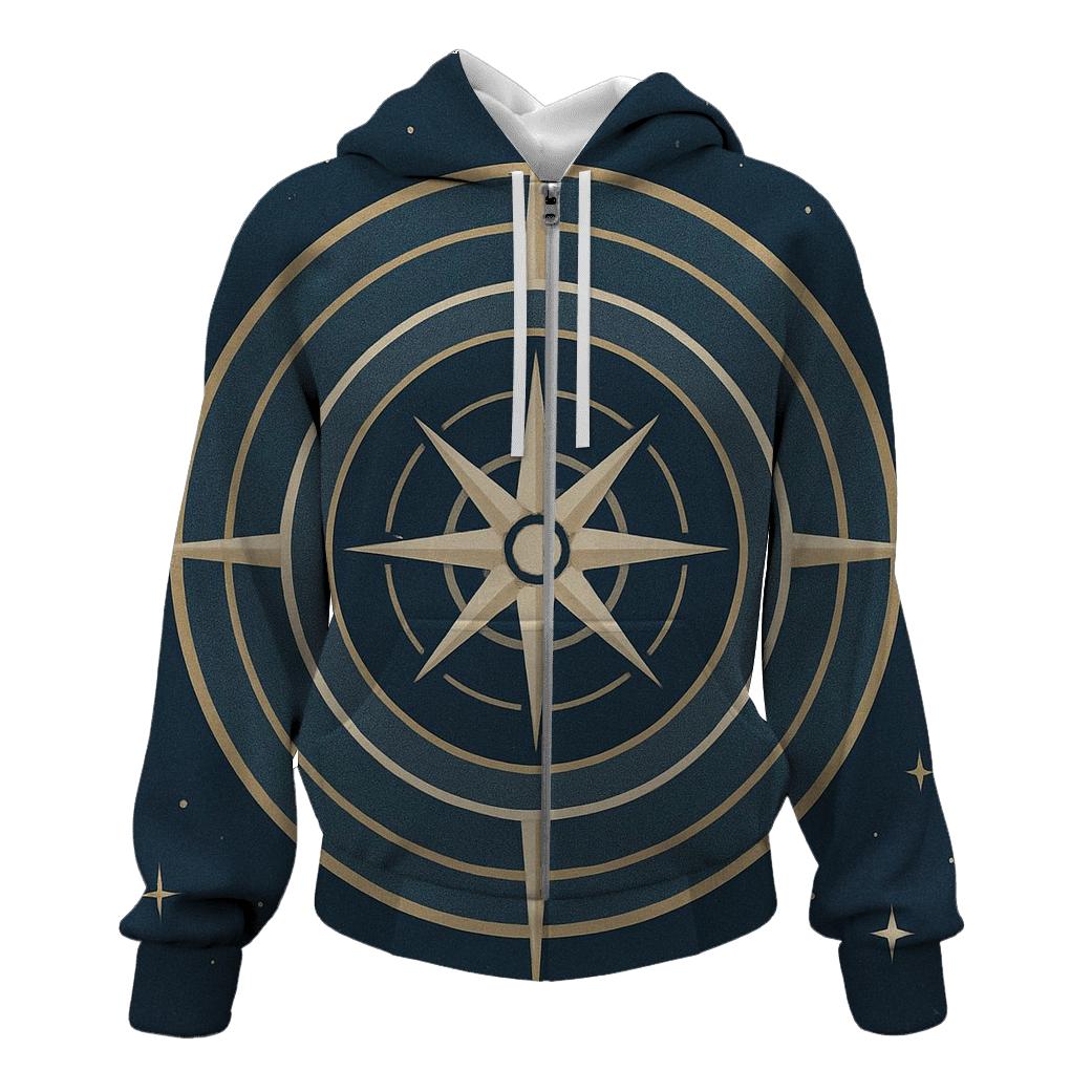 Inner Compass Rose hoodie styles