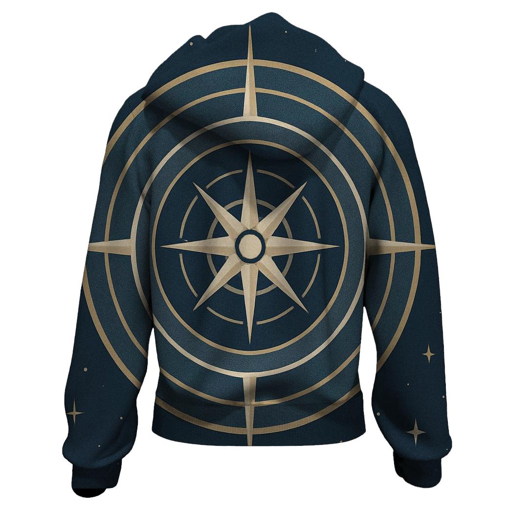 Inner Compass Rose hoodie styles