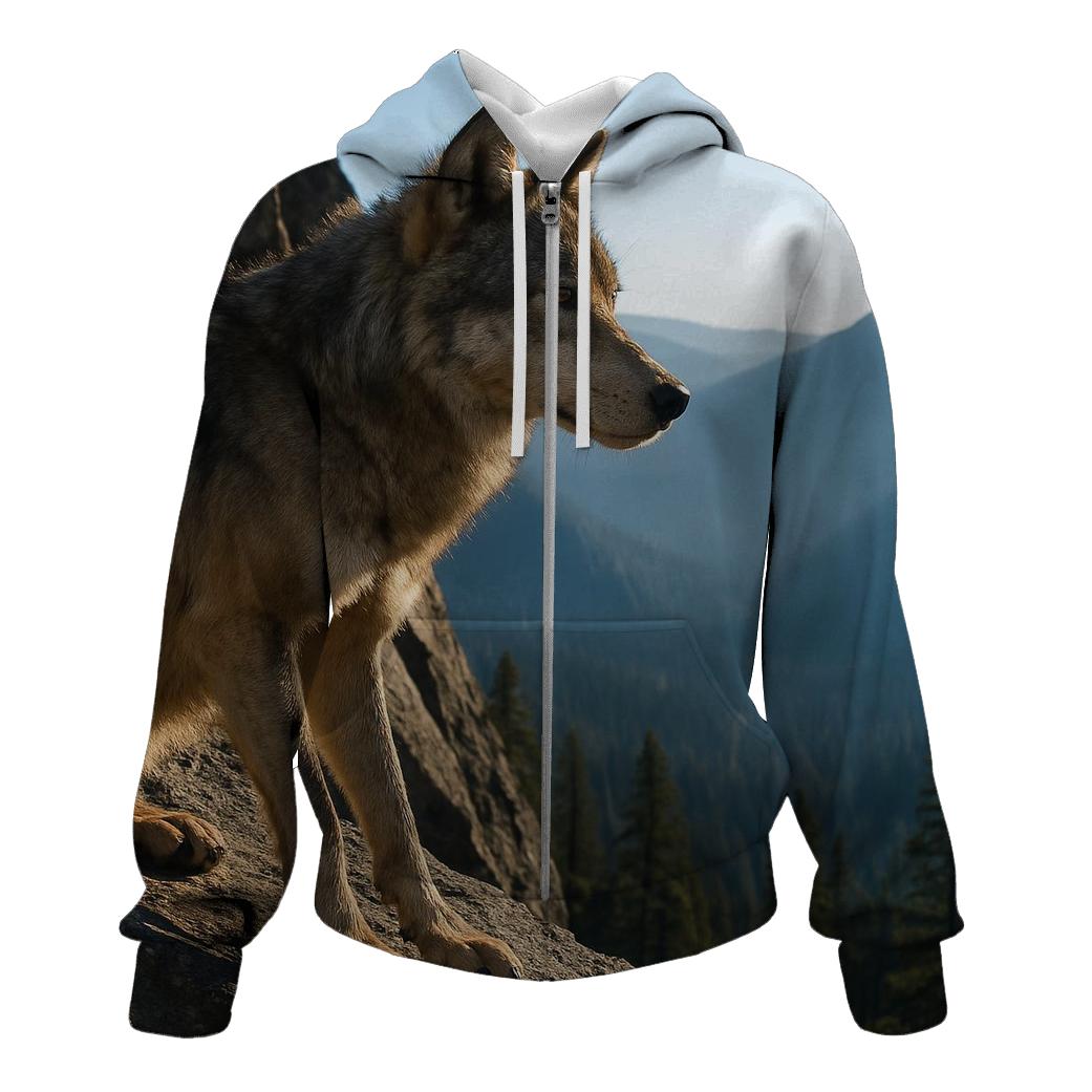 Rock Face Observer printed hoodies
