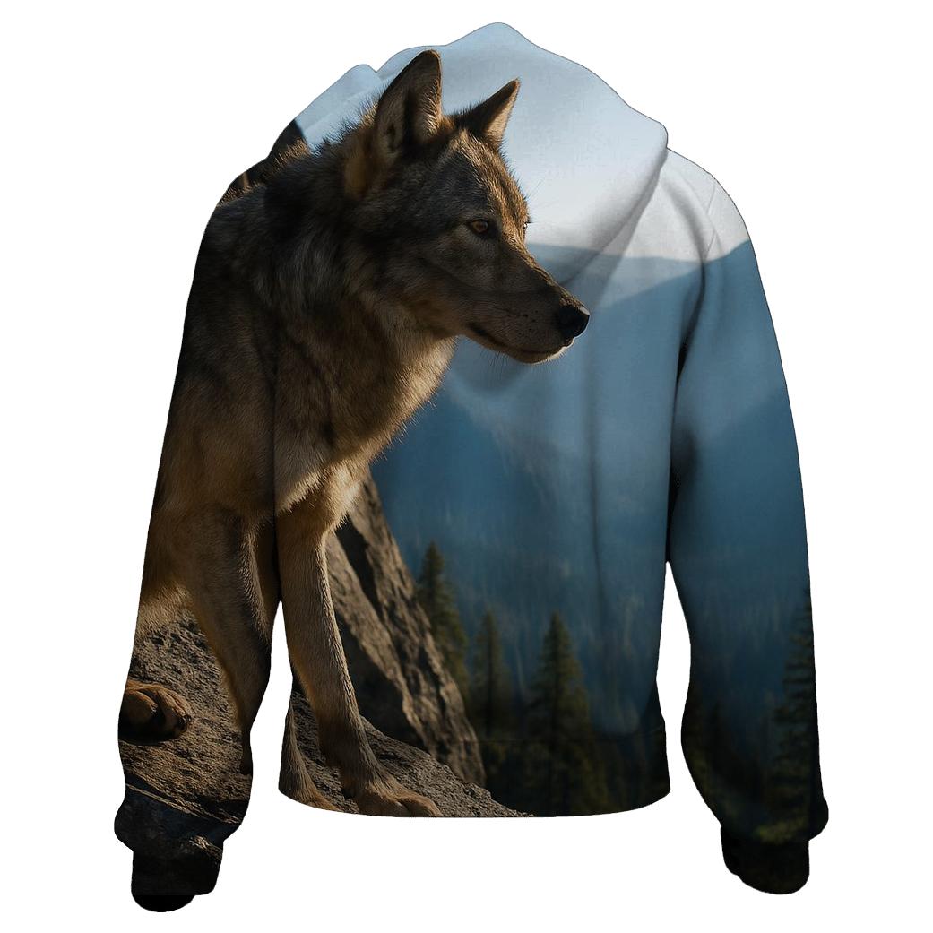 Rock Face Observer printed hoodies