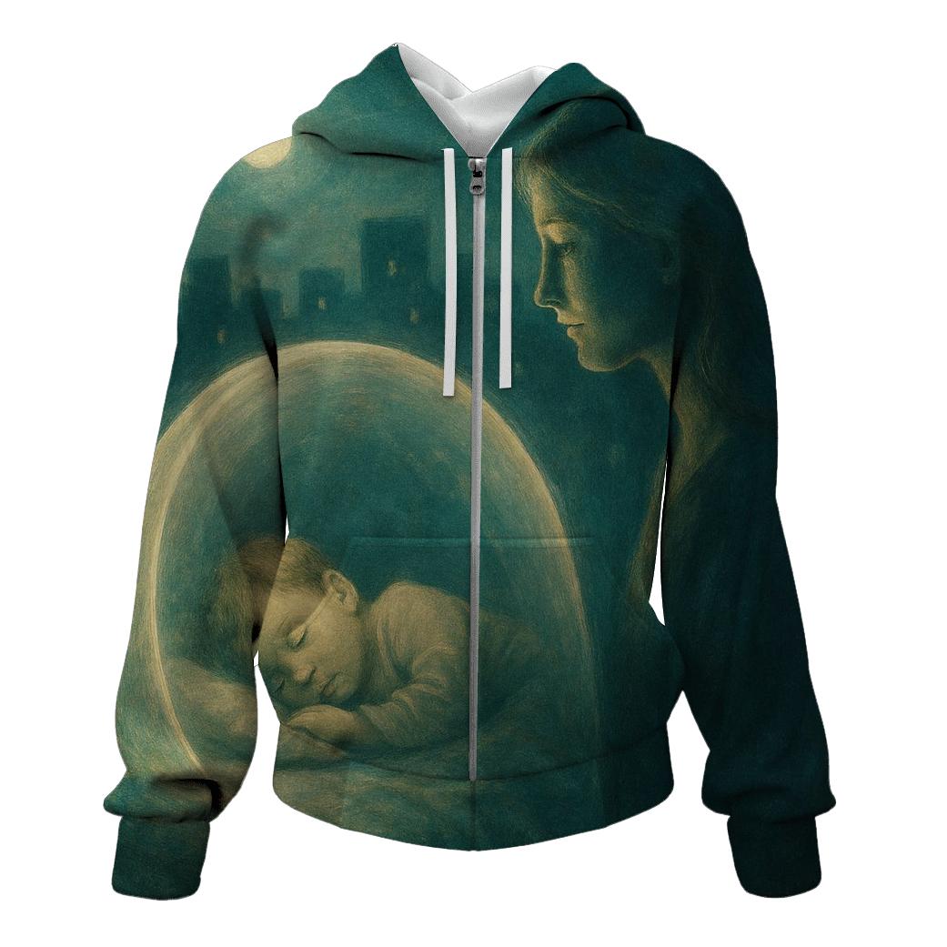 The Invisible Shield zip-up hoodies