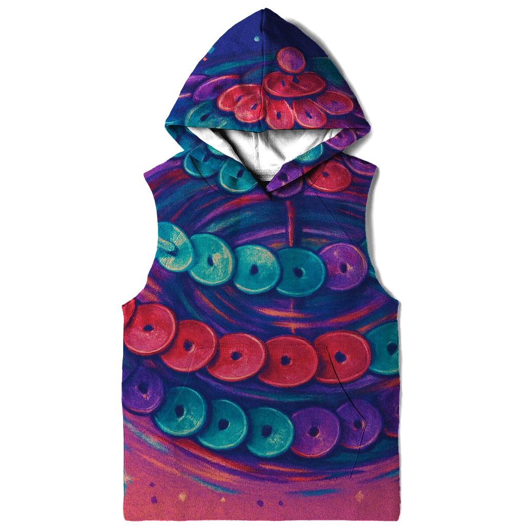 Sequin Carousel zip-up hoodies